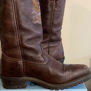 Authentic leather HD riding boots